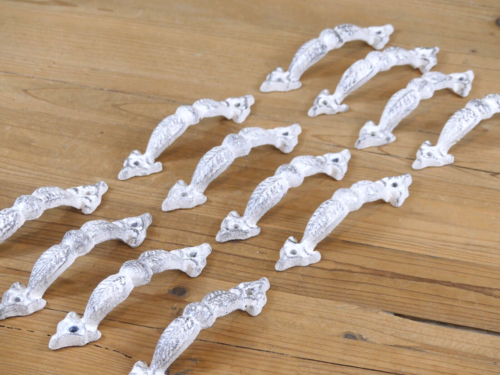 12 Handles Door Pull Cast Iron Gate Cabinet Drawer Kitchen 5 3/4"