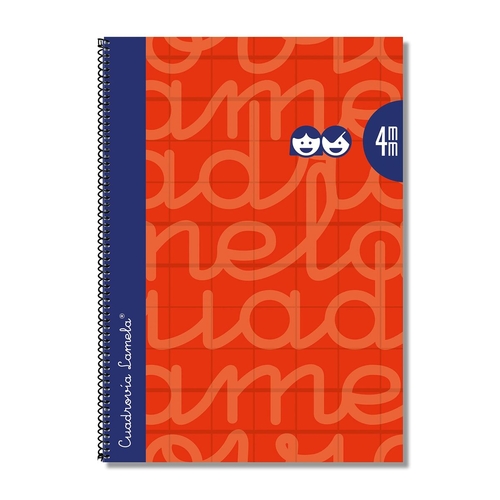 Notebook Lamela Red Din A4 5 Pieces 80 Sheets