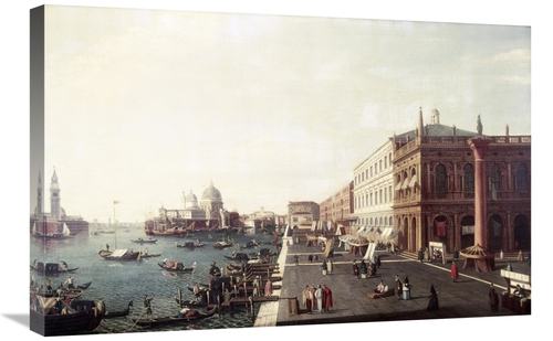 Global Gallery GCS-276703-30-142 30 in. View of Molo in Venice No.1 Ar