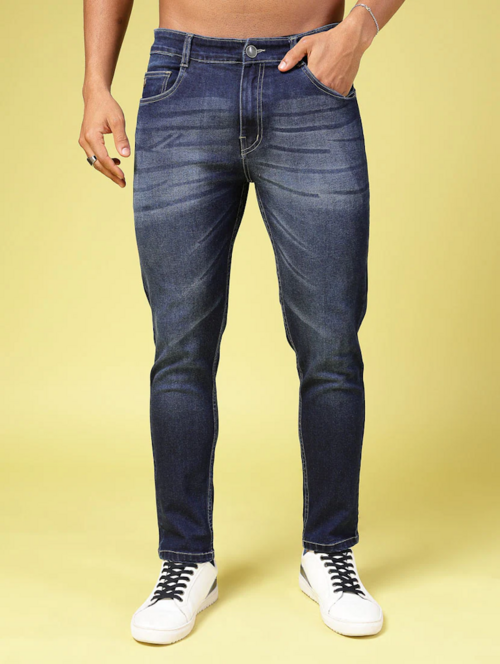 Men Blue Denim Jeans(size38)(ColorBlue)