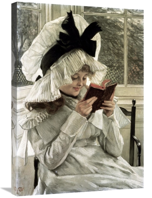Global Gallery GCS-280480-30-142 30 in. Reading a Book Art Print - Jam