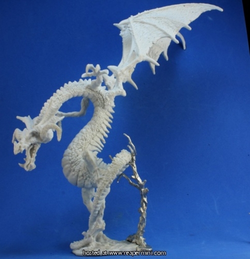 Reaper Miniatures REM77361 25mm Scale Verocithrax, Abyssal Dragon 