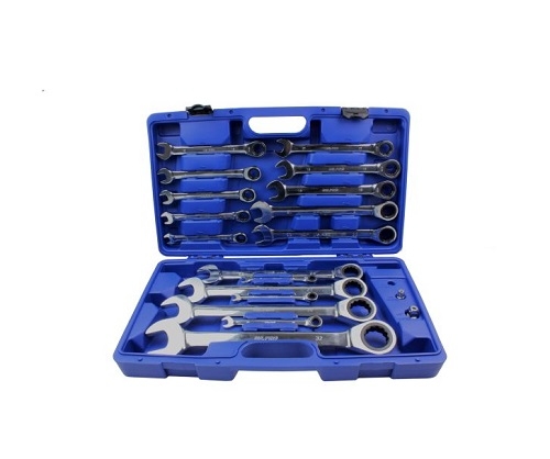 US PRO 20 PC Metric Combination Gear Ratchet Set