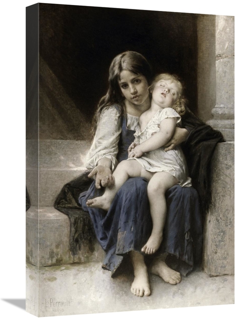 Global Gallery GCS-282658-22-142 22 in. Sisters Art Print - Leon Jean 