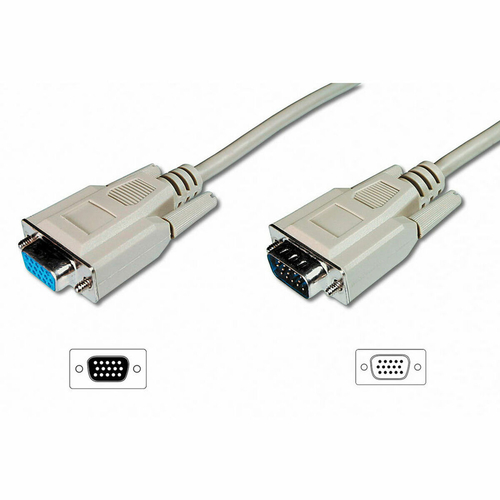 VGA Extension Cable Digitus   (1,8 m) Grey