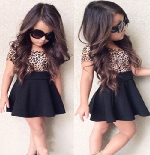 hot sale 2015 new arrival Baby Girls Kid Leopard