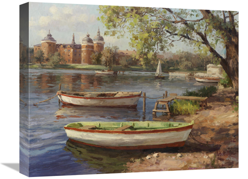 Global Gallery GCS-132454-1620-142 16 x 20 in. Afternoon Dock Art Prin