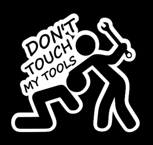3 Inch Cloth Patch Don闁 Touch My Tools
