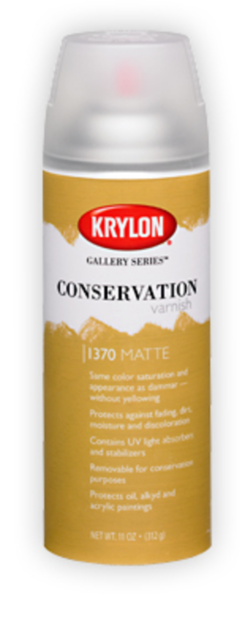 Krylon 1371K Conservation Varnish Gloss Finish