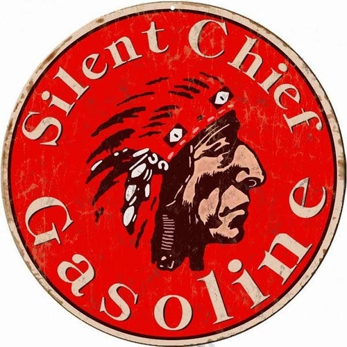 3 Inch Cloth Patch Silent Chief Gasoline