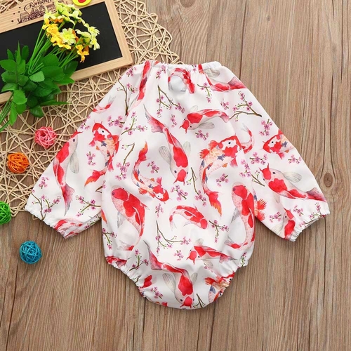 New Newborn Kids Baby Girls Floral Printing