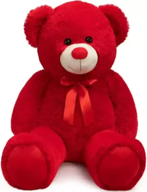 4 Feet Teddy bear stuffed animal soft toy gift Red