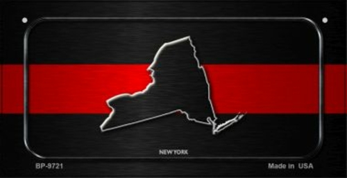 Smart Blonde BP-9721 3 x 6 in. New York Thin Red Line Novelty Bicycle 