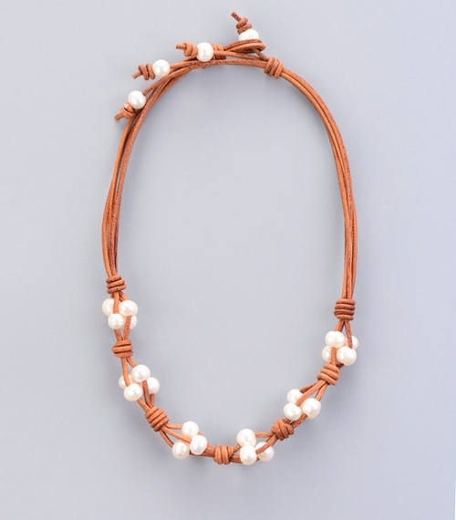 Women Pearl Necklace Pearl Chokers Freshwater