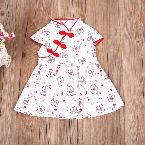 2017 New Bohemian style children's Dress girl