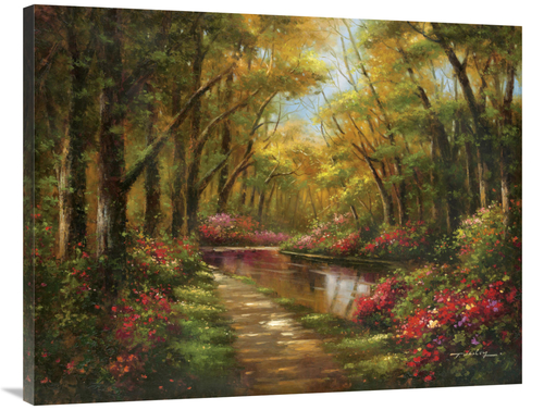 Global Gallery GCS-131287-3040-142 30 x 40 in. Enchanted Creek I Art P