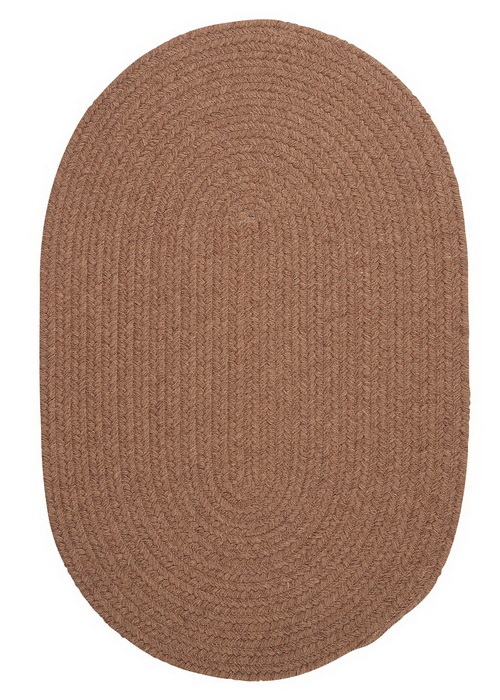 Colonial Mills Rug WL45R024X036 Bristol - Mocha 2 ft. x 3 ft. Braided 