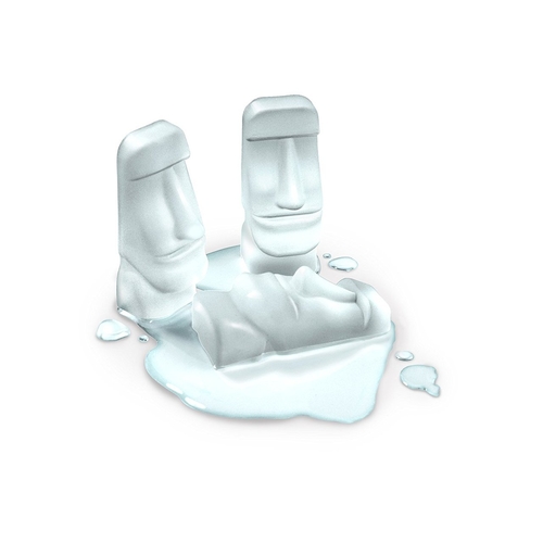 Easter Island Moai Ice Tray