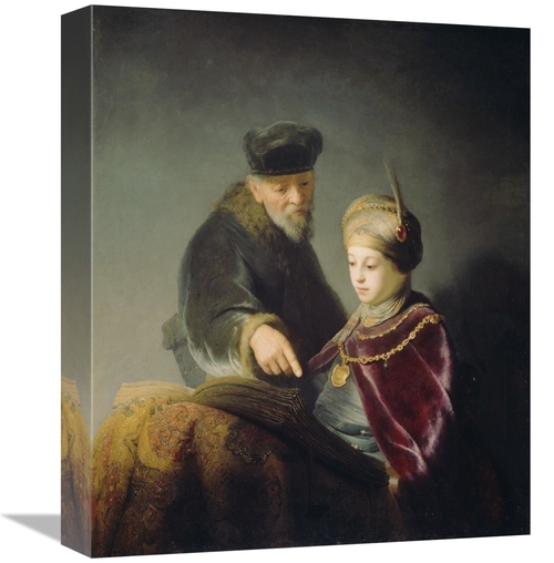 Global Gallery GCS-459967-16-142 16 in. A Young Scholar & His Tutor Ar