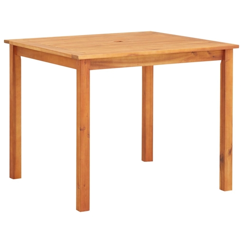 Garden Table 34,6"x34,6"x29.1" Solid Acacia Wood