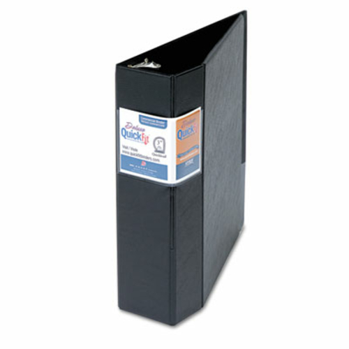 Stride 29051 Quick Fit D-Ring Binder- 3&quot; Capacity- Black