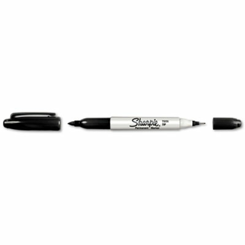 Sanford Ink 32001 Twin-Tip Permanent Marker Fine/Ultra Fine Point Blac