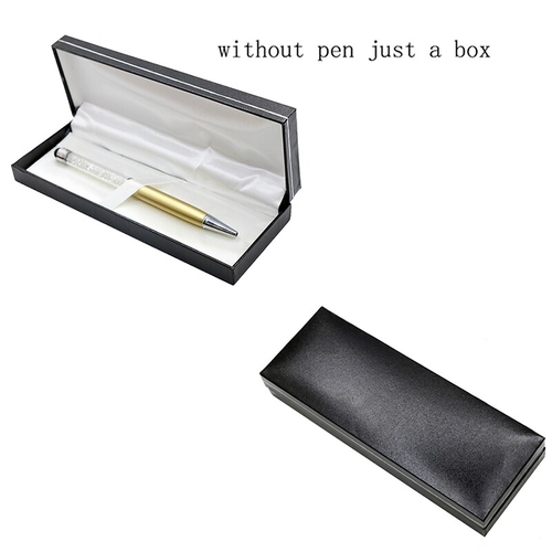 1pc Plastic Transparent Pen Case PU Pen Storage