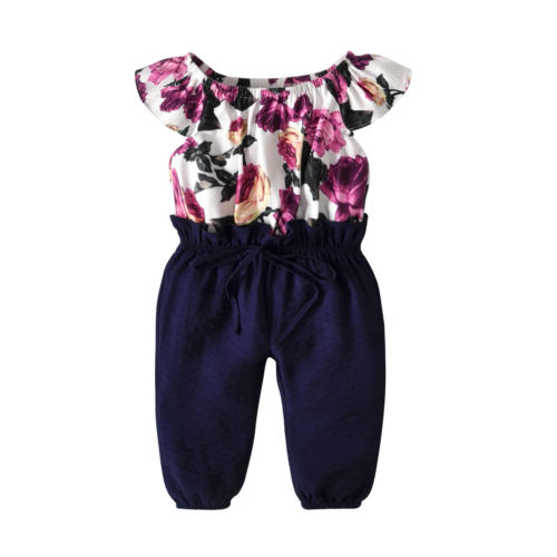 Casual Toddler Baby Girl Romper Floral 