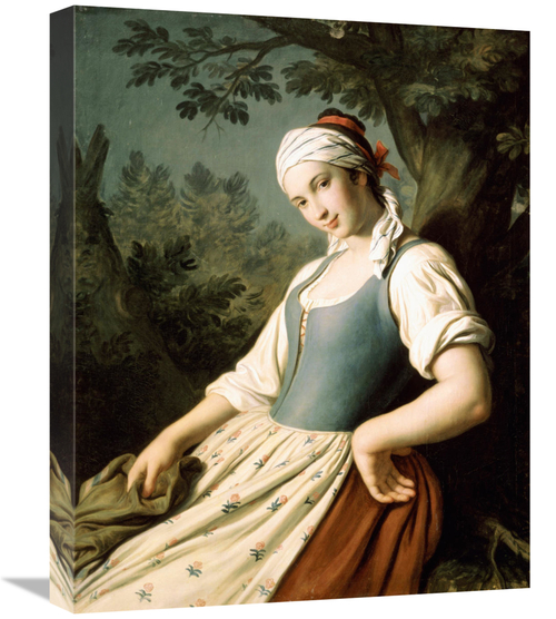 Global Gallery GCS-279878-22-142 22 in. Young Woman Art Print - Pietro