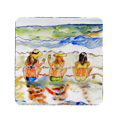 Betsy Drake CT608 Bottoms Up Coaster - Set of 4