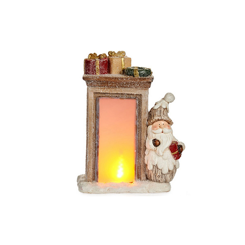 Decorative Figure Father Christmas LED Light 20 x 45 x 32 cm Ceramic