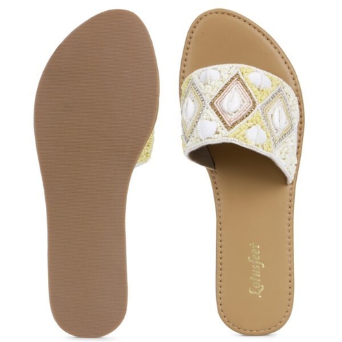 Women Handcrafted Embroidred  flats