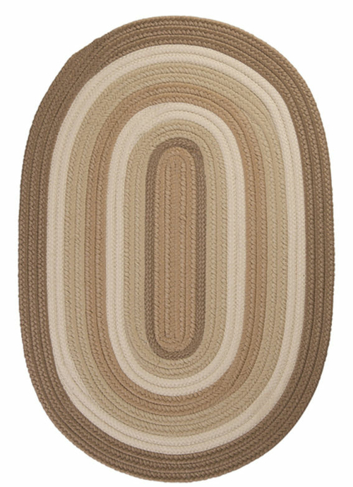 Colonial Mills Rug BN89R096X096 Brooklyn - Natural 8 in. round Braided