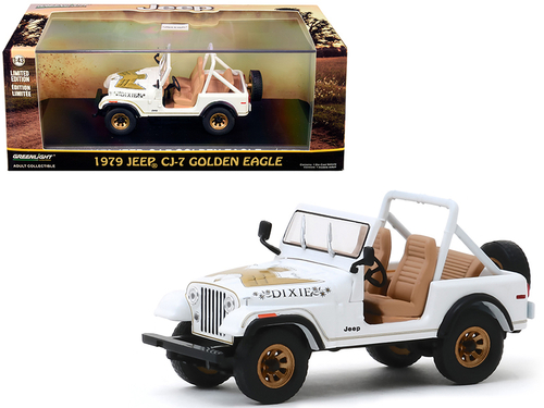 1979 Jeep CJ-7 Golden Eagle \Dixie\" White 1/43 Diecast Model Car  by