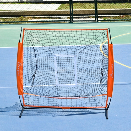 Soozier Baseball Net Softball Practice Hiting Pitching with Stand