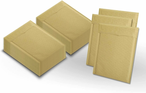 Natural Kraft Bubble Mailers 5x9 Brown Padded Envelopes 5 x 9. Pack of