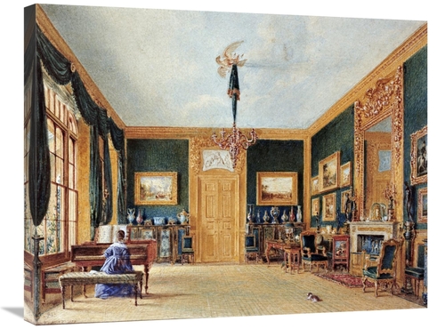 Global Gallery GCS-268150-30-142 30 in. The Green Drawing Room Art Pri