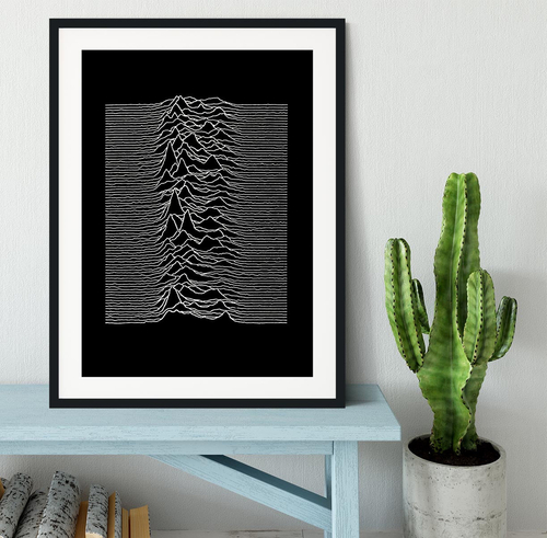 Joy Division Unknown Pleasures Framed Print