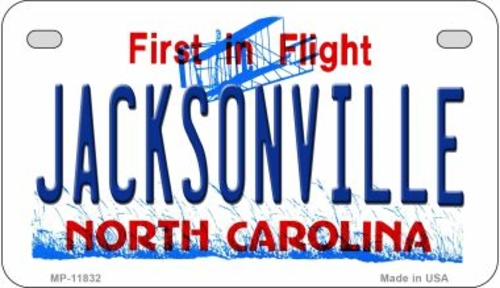 Smart Blonde MP-11832 Jacksonville North Carolina Novelty Metal Motorc