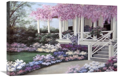 Global Gallery GCS-393979-2030-142 20 x 30 in. Garden Veranda Art Prin