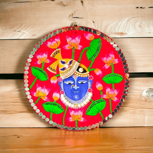 'Shrinath ji' handcrafred wall decor, rajasthani, handicrafts 02