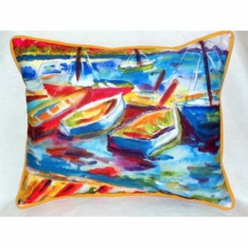 Betsy Drake ZP423 Betsys Marina II Indoor & Outdoor Throw Pillow- 20 x