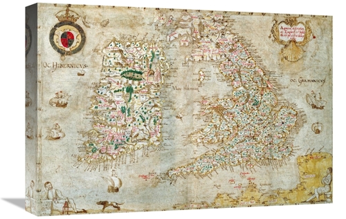 Global Gallery GCS-266950-22-142 22 in. A General Description of Engla