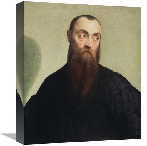 Global Gallery GCS-455037-16-142 16 in. Portrait of a Bearded Man Art 