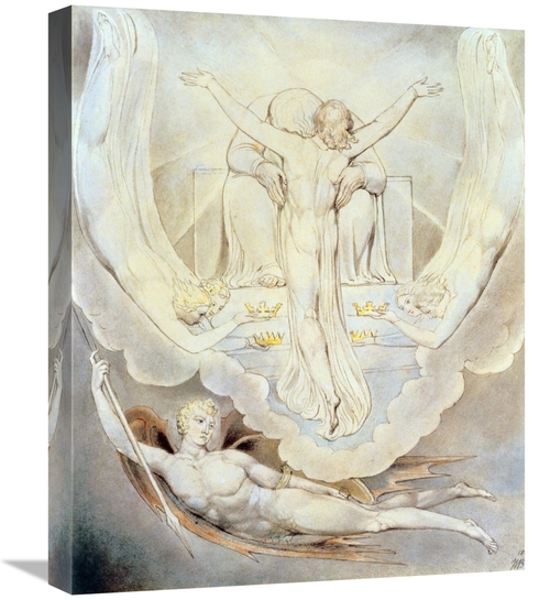 Global Gallery GCS-281716-22-142 22 in. Christ Offers to Redeem Man Ar