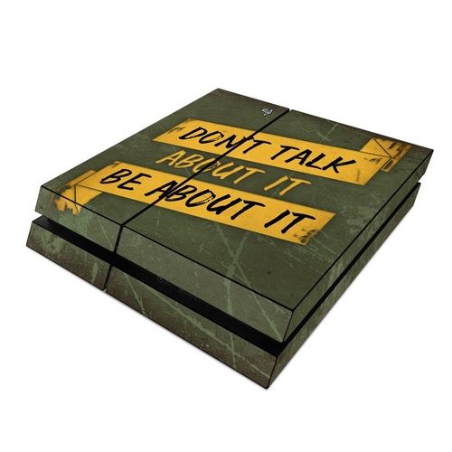 DecalGirl PS4-DONTALK Sony PS4 Skin - Dont Talk