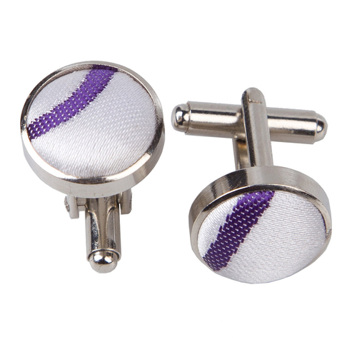 Scroll Cufflinks - Purple