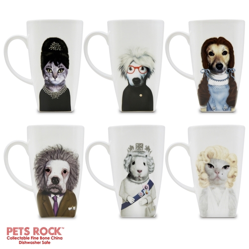 Empire Art Direct MUG-PRC-6 20 oz Pets Rock Royal Collectible Fine Bon