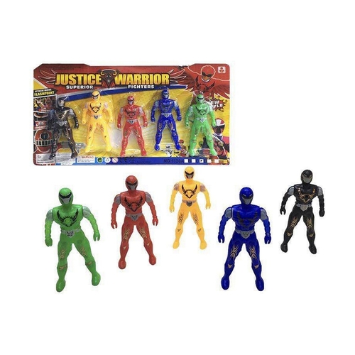 Playset Justice Warrior 5 Pieces