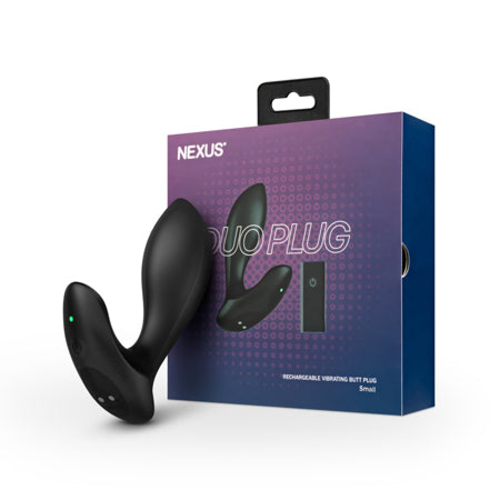 Nexus Duo Plug Rechargeable Remote-Controlled Vibrating Silicone Anal